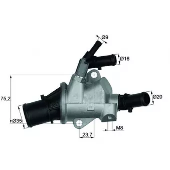 Thermostat d'eau MAHLE TI 148 88