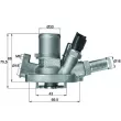 Thermostat d'eau MAHLE TI 151 80 - Visuel 1