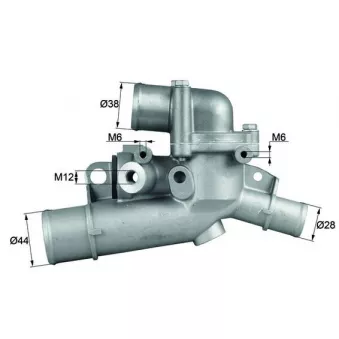 Thermostat d'eau MAHLE TI 159 87
