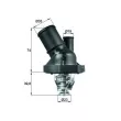 Thermostat d'eau MAHLE TI 200 82 - Visuel 1