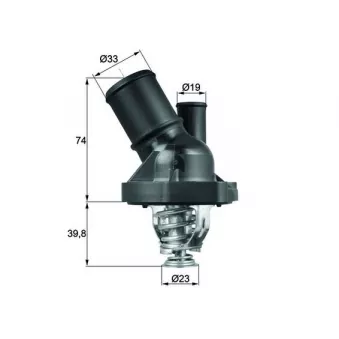 Thermostat d'eau MAHLE TI 200 90