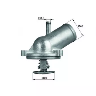 Thermostat d'eau MAHLE TI 209 87D