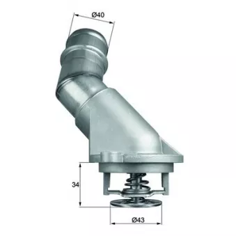Thermostat d'eau MAHLE TI 211 92D