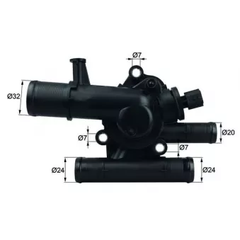 Thermostat d'eau MAHLE TI 214 89
