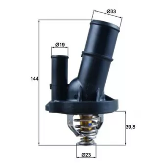 Thermostat d'eau MAHLE TI 230 82