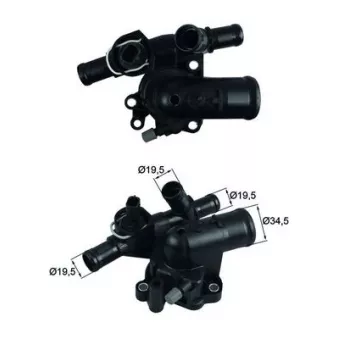 Thermostat d'eau MAHLE TI 248 83