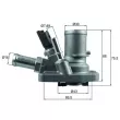 Thermostat d'eau MAHLE TI 258 80 - Visuel 1