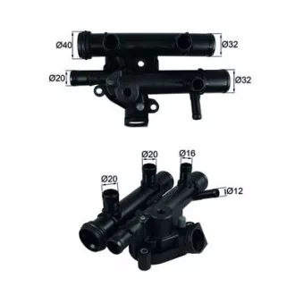 Thermostat d'eau MAHLE TI 259 83D