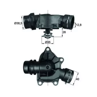 Thermostat d'eau MAHLE TI 26 88