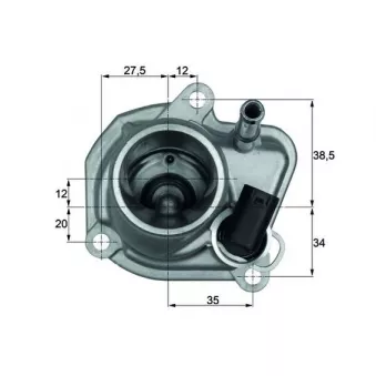 Thermostat d'eau MAHLE TI 29 87