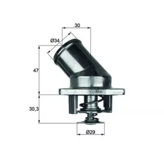 Thermostat d'eau MAHLE TI 3 87