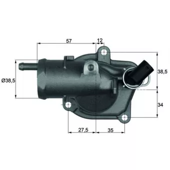 Thermostat d'eau MAHLE TI 31 92
