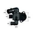 Thermostat d'eau MAHLE TI 33 87 - Visuel 1