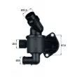 Thermostat d'eau MAHLE TI 34 87 - Visuel 1