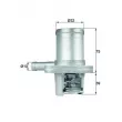 Thermostat d'eau MAHLE TI 40 89 - Visuel 1