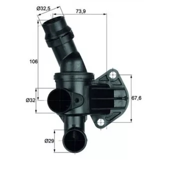 Thermostat d'eau MAHLE TI 6 80