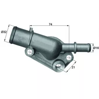 Thermostat d'eau MAHLE TI 85 82D
