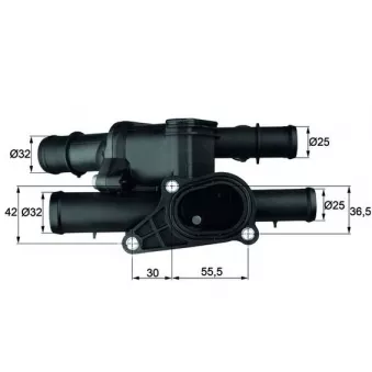 Thermostat d'eau MAHLE TM 2 105