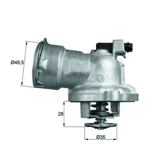 Thermostat d'eau MAHLE TM 28 87