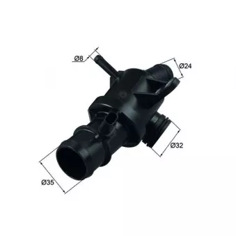 Thermostat d'eau MAHLE TM 40 92
