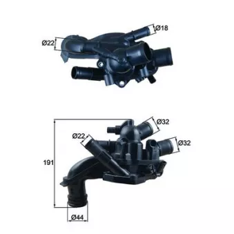 Thermostat d'eau MAHLE TM 46 105