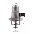 Thermostat d'eau MAHLE TM 55 105 - Visuel 1