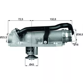 Thermostat d'eau MAHLE TM 8 105