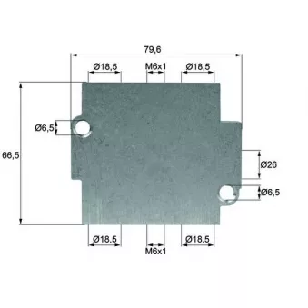 Thermostat, refroidissement d'huile MAHLE TO 15 80