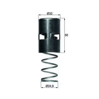 Thermostat, refroidissement d'huile MAHLE TO 2 83