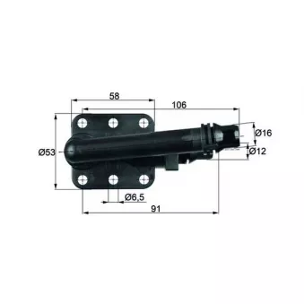Thermostat, refroidissement d'huile MAHLE TO 5 82