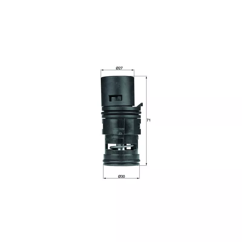 Thermostat, refroidissement d'huile MAHLE TO 7 75
