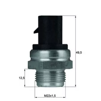Interrupteur de température, ventilateur de radiateur MAHLE TSW 12D