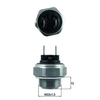 Interrupteur de température, ventilateur de radiateur MAHLE TSW 64