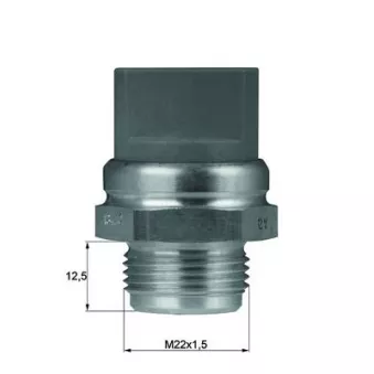 Interrupteur de température, ventilateur de radiateur MAHLE TSW 9D