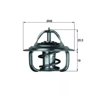 Thermostat d'eau MAHLE TX 1 87D