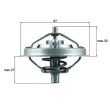 Thermostat d'eau MAHLE TX 125 80 - Visuel 1