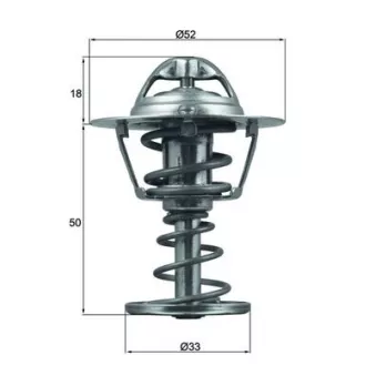 Thermostat d'eau MAHLE TX 126 82D