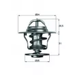 Thermostat d'eau MAHLE TX 13 87D - Visuel 1