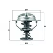 Thermostat d'eau MAHLE TX 178 78D - Visuel 1