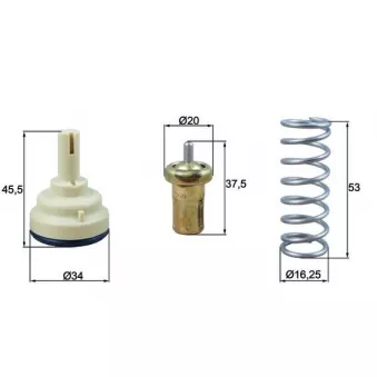 Thermostat d'eau MAHLE