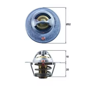 Thermostat d'eau MAHLE TX 185 82D