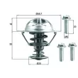 Thermostat d'eau MAHLE TX 202 90D - Visuel 1