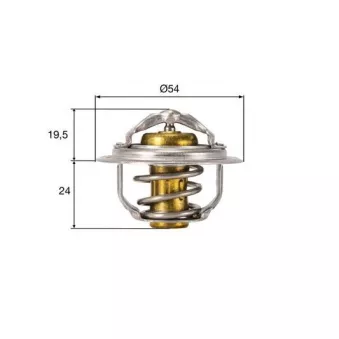 Thermostat d'eau MAHLE TX 212 82D