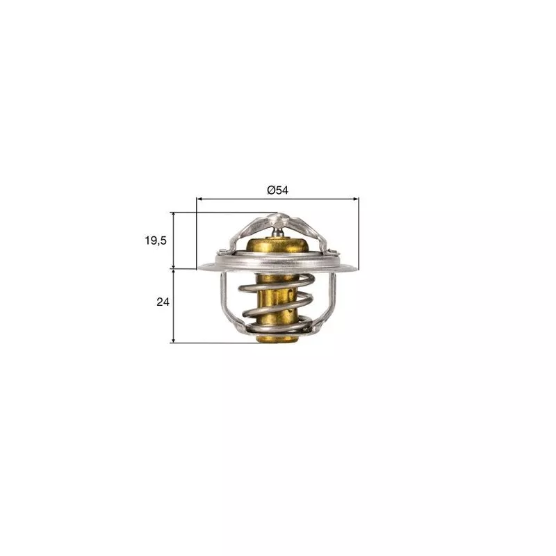 Thermostat d'eau MAHLE TX 212 82D