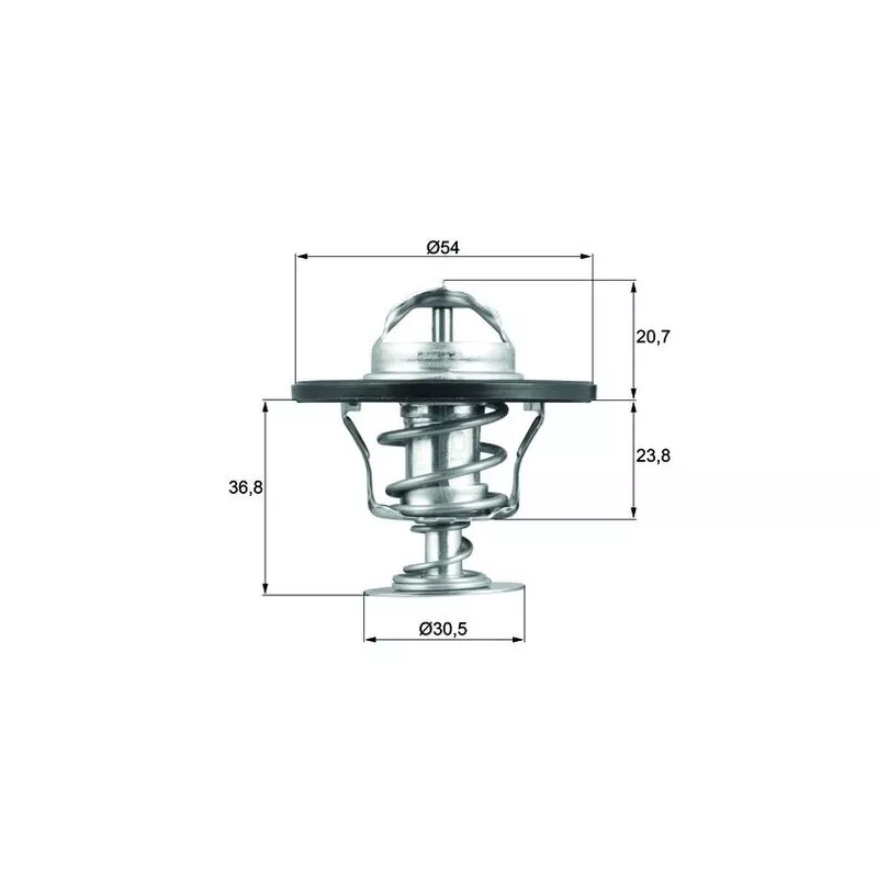 Thermostat d'eau MAHLE TX 52 92
