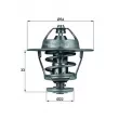 Thermostat d'eau MAHLE TX 53 85D - Visuel 1