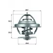 Thermostat d'eau MAHLE TX 58 83 - Visuel 1