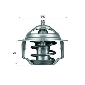 Thermostat d'eau MAHLE TX 64 88