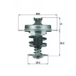 Thermostat d'eau MAHLE TX 67 83D - Visuel 1