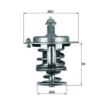 Thermostat d'eau MAHLE TX 71 82D